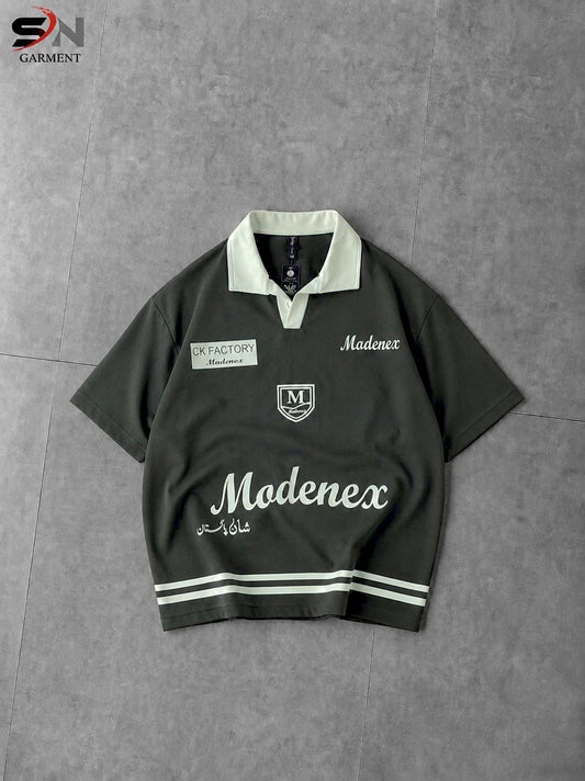 Jhonny Collar  Madenex printed  Dropshoulde