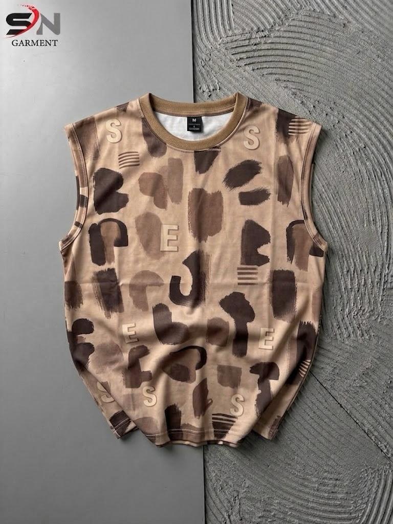 Allover Printed  Tank Top
