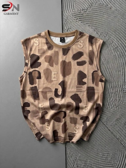 Allover Printed  Tank Top