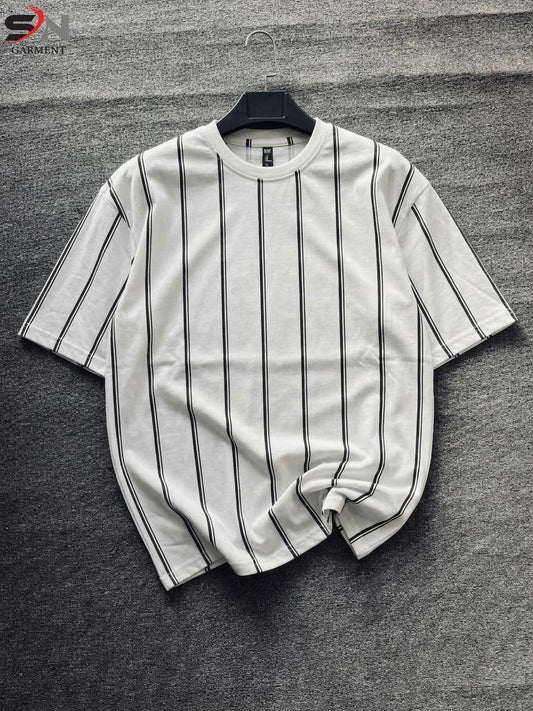 Stripe Printed  Dropshoulder