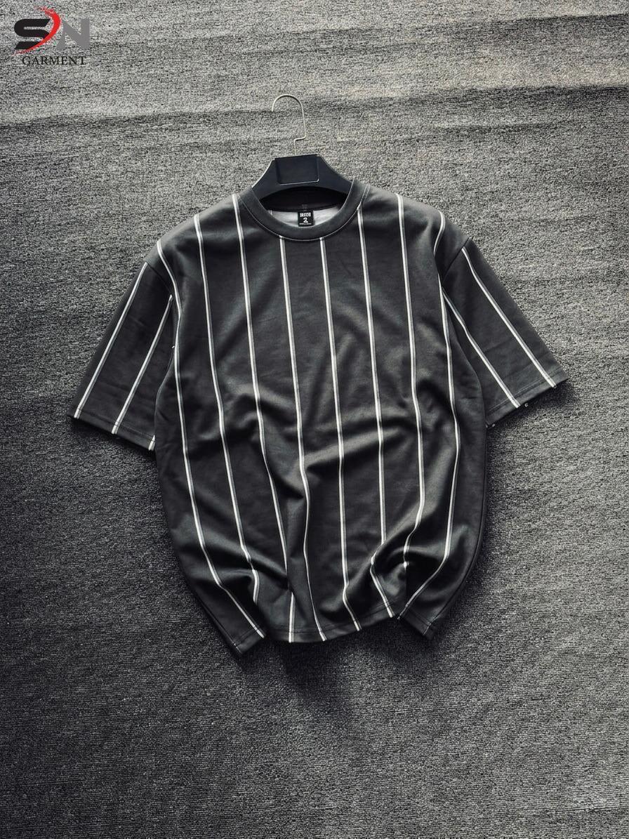 Stripe Printed  Dropshoulder