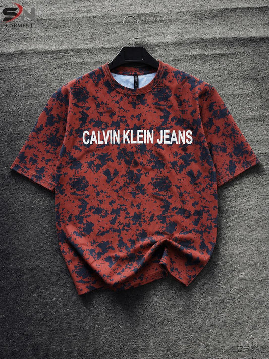 Calvin klein  Digital  Printed  Oversized T-shirt