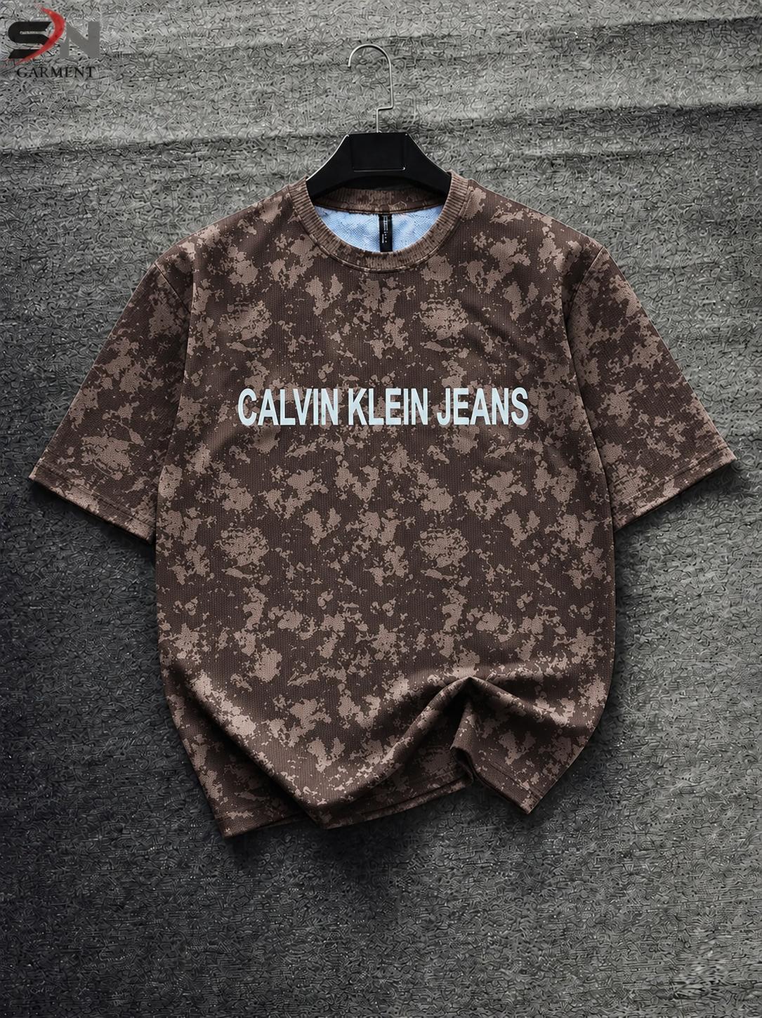 Calvin klein  Digital  Printed  Oversized T-shirt