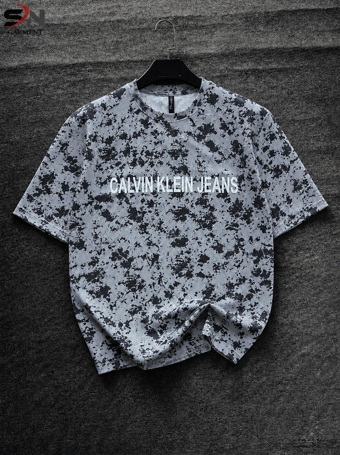 Calvin klein  Digital  Printed  Oversized T-shirt
