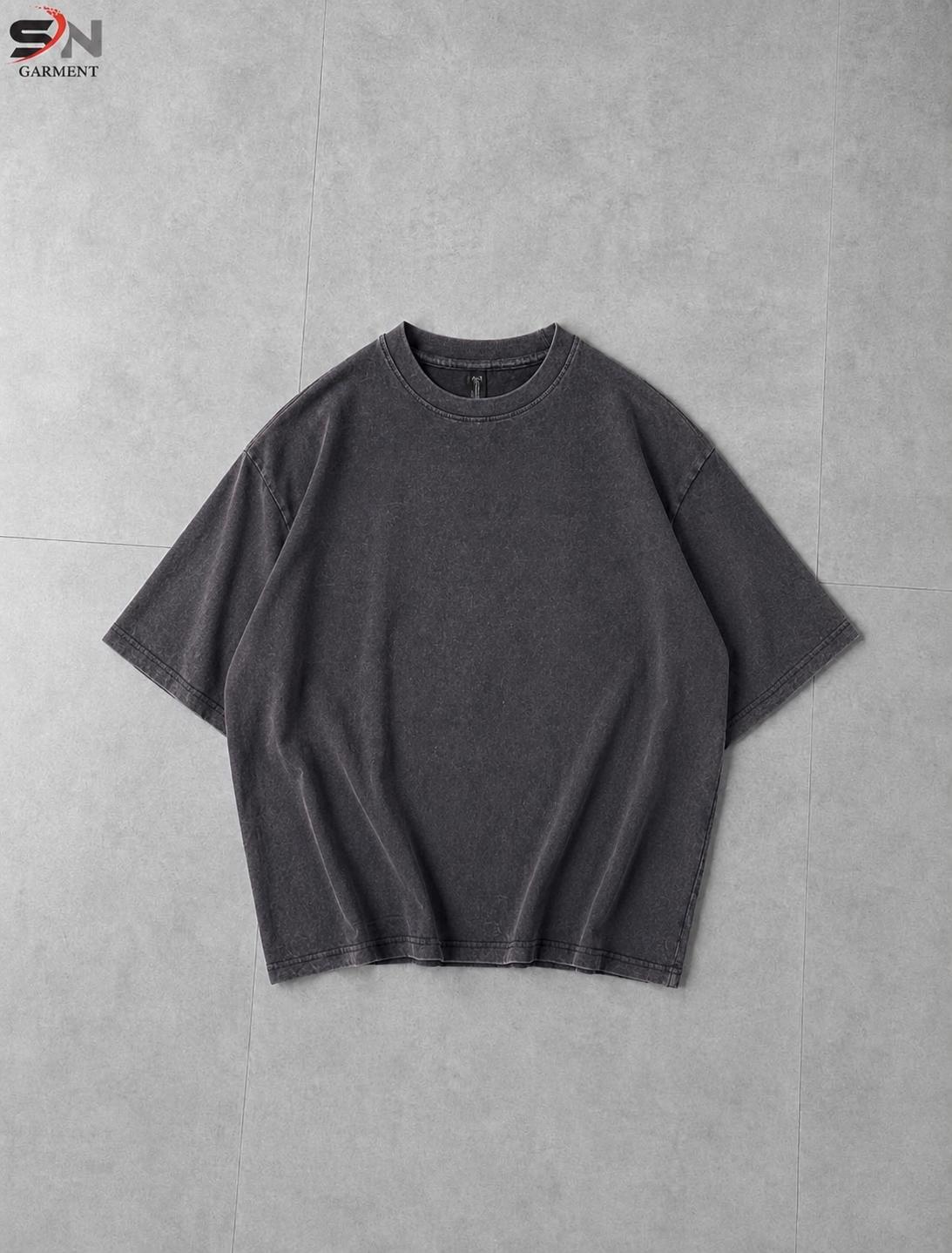 Acid wash  Drop Shoulder