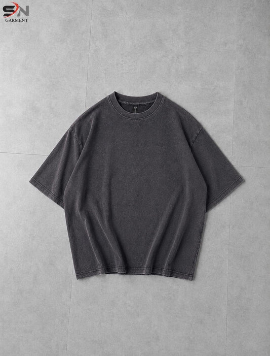 Acid wash  Drop Shoulder