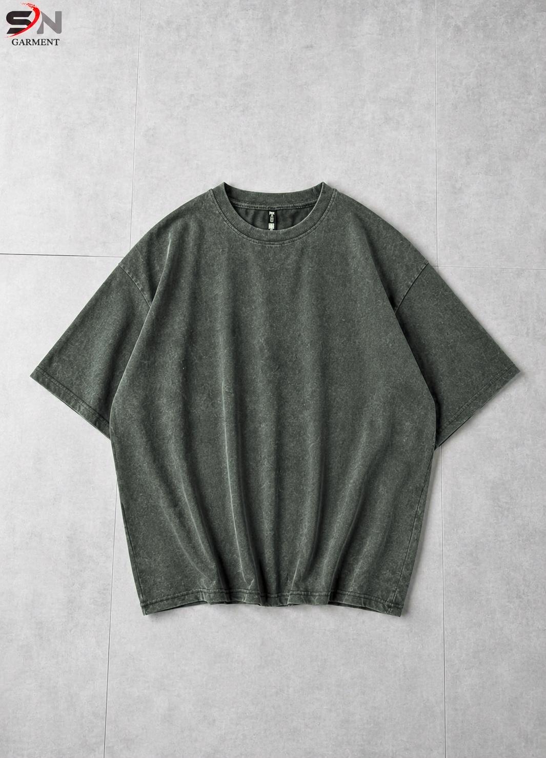 Acid wash  Drop Shoulder